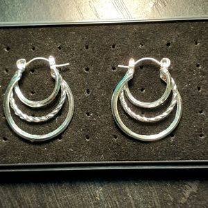 3 Ring Earrings